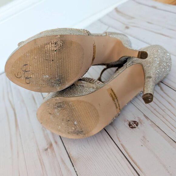 Dream Pairs Peep Toe Platform High Heels - Picture 7 of 7